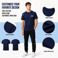 T-shirt en coton respirant de qualité supérieure, grande taille, 260 g/m², 300 g/m², unisexe, couleur unie, manches courtes, pour l'été, pour hommes