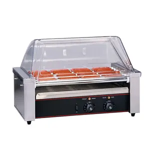 Dongpei hot dog grill roller bun warmer high efficiency 600w 15kgs iso9001 2019 hot dog roller machine hd 07 s hot sausage roller grill