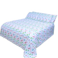 Ensemble de couette 4 pièces en polyester super doux 100% fabriqué en Chine, 300 fils au pouce carré, imprimé sans fin, style chinois traditionnel