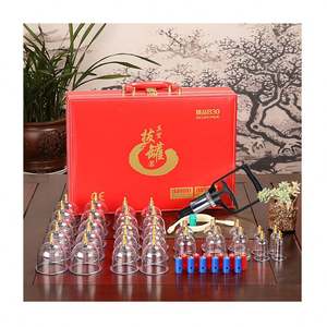 Grosir Set bekam kaca vakum cangkir terapi bekam tekanan negatif hembus Tiongkok untuk nyeri otot selulit - Product Image 1