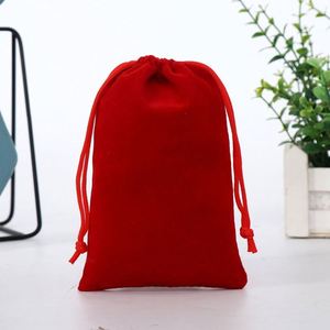 ถุงกำมะหยี่หลากหลายแบบพร้อมส่งขายส่ง ถุงกำมะหยี่สีดำสำหรับเก็บเครื่องประดับ ถุงผ้ารูดปิด ถุงใส่หวี ผลิตจากเจ้อเจียง รุ่นผ้าฟลีซ - Product Image 3