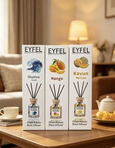 <span class=keywords><strong>EYFEL</strong></span> Flacon en verre liquide de 130 ml, parfum d'ambiance longue durée avec couleur et logo personnalisés - Product Image 2