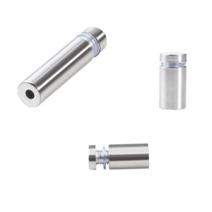 Panneau mural <span class=keywords><strong>creux</strong></span> en acier inoxydable, entretoise en verre, <span class=keywords><strong>vis</strong></span> publicitaire pour Support - Product Image 6