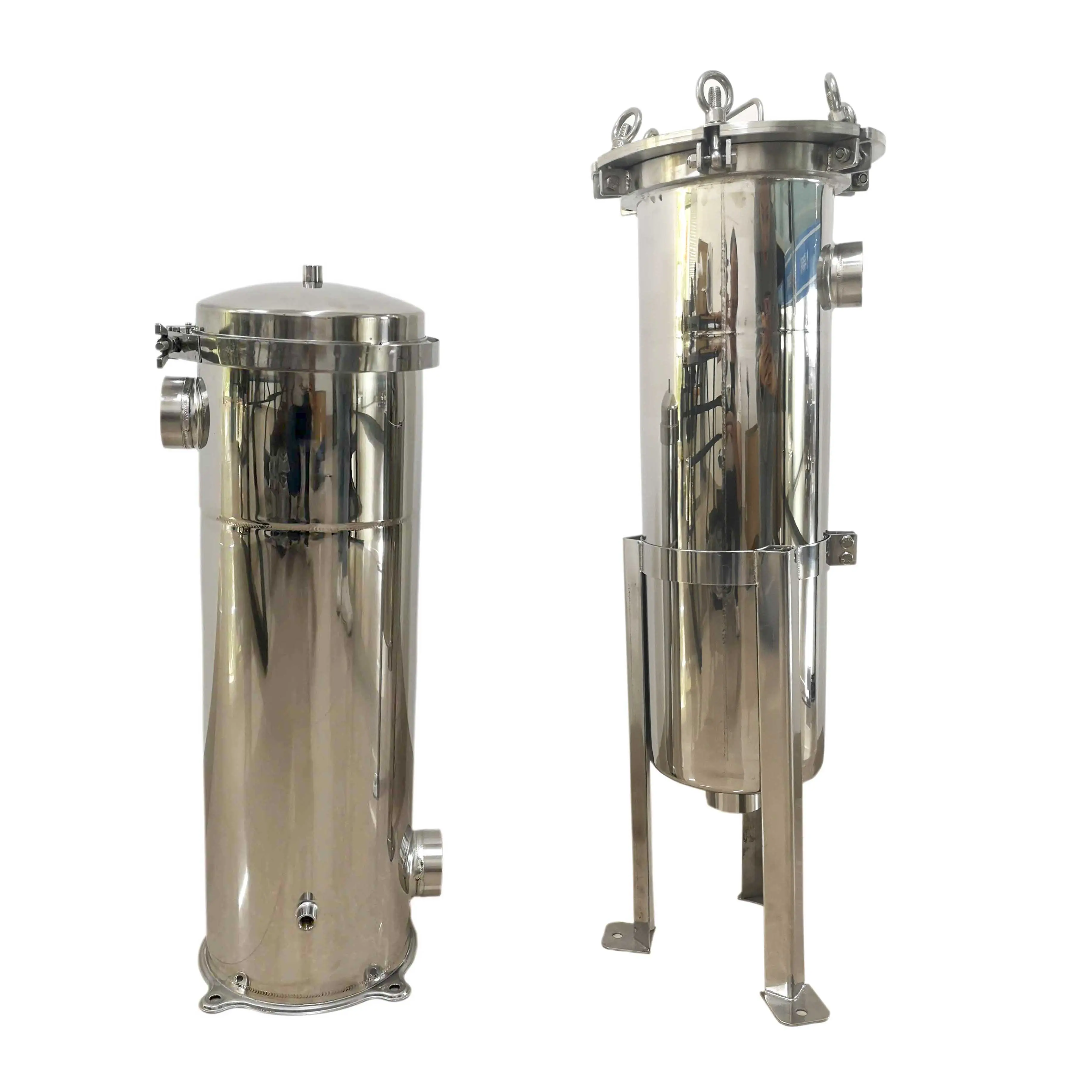 Purewell Pro Schwerkraft-Edelstahl-Wasser filtration mit zwei Elementen Edelstahl-Wasser aufbereitung system für zu Hause