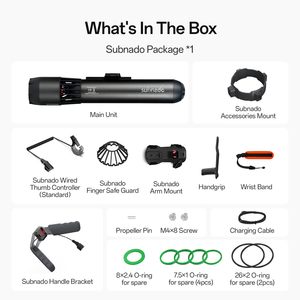 สกู๊ตเตอร์ใต้น้ำ Waydoo Subnado พร้อมรีโมทควบคุมแบบนิ้วโป้ง สำหรับ SUP Paddle Board ใช้ในสระน้ำ ดำน้ำตื้น พกพาสะดวก แบตเตอรี่ลิเธียมไอออน Subnado ขนาดกะทัดรัดและพกพาได้ - Product Image 2