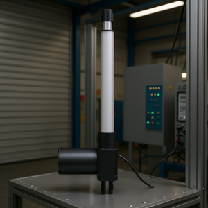 D0100H539PX 12V 12 Inch Heavy Duty <b>Linear</b> <b>Actuator</b> 1320lbs Capacity Electric Industrial Door Automation - Product Image 2