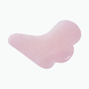 Guasha de Cuarzo Rosa de Alta Calidad para Masaje Facial - Product Image 2