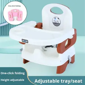 Venta al por mayor barato plástico niños silla alta plegable bebé comedor silla alta 3 en 1 alimentación del bebé comer trona de madera <span class=keywords><strong>2022</strong></span> - Product Image 3