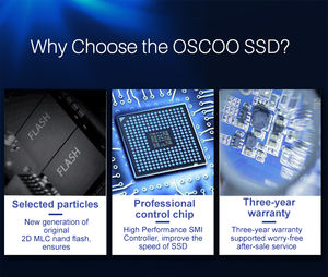 ホットセール OSCOO ON800 内蔵SATA 新型ノートパソコン/デスクトップパソコン用 M.2 2280 NGFF SSD 128GB 256GB 512GB 1TB 2TB 4TB 最大550MB/S - Product Image 5