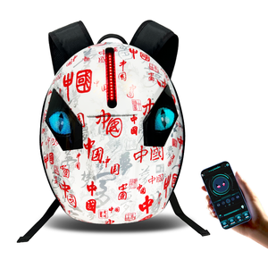 Sac de casque dur grande taille clignotant clignotant led oeil sac à dos moto o vélo cavalier sac à dos étanche - Product Image 4