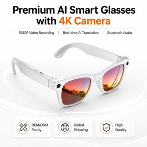 Lunettes Intelligentes W610 avec IA, Capture Vidéo 4K UHD, Micro Anti-Bruit, Audio Bluetooth, Caméra Intégrée pour Vlog YouTube - Product Image 2