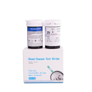 GLM-76 Auto-coding Hot <strong>Sale</strong> Blood Glucose Meter test Meter Kit with test Strips Lancets Portable Blood Glucose Meter - Product Image 3