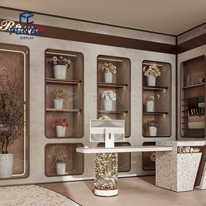 Hoàn thành thiết lập Cửa hàng Hoa với màn hình hiển thị Kệ tường giá lưu trữ và đồ nội thất bán lẻ cho các mặt hàng Cửa hàng Hoa - Product Image 4