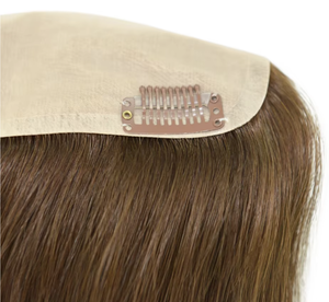 Topper en Soie Sur Mesure de Haute Qualité pour Femmes, Cheveux Humains Vierge Remy, Solution pour la Perte de Cheveux et l'Amincissement <span class=keywords><strong>Capillaire</strong></span> - Product Image 3