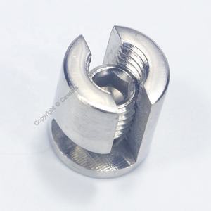 302-1000 SS 316 <span class=keywords><strong>3mm</strong></span> 4mm 5mm 6mm treillis métallique en acier inoxydable pince de câble croisé réglable - Product Image 6