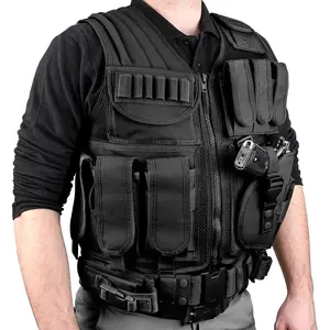 Molle on duty cs colete de alta qualidade, preto, em estoque, para atividades ao ar livre, esportes, jogos cs, tático, trilha, masculino