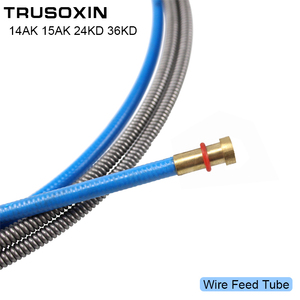 1 pièce Tube d'alimentation de fil MIG 3M 5M pour machines de soudage MIG, compatible avec les consommables de torche/pistolet 14K 15AK 24KD 36KD - Product Image 3