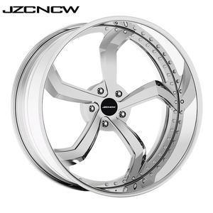 JZCNCW Jantes forgées à profil profond en 3 pièces 5X112 5X120mm 20 22 24 26 28 30 pouces pour voitures particulières GT63 850 X6 X7 CT6 - Product Image 3