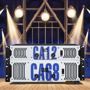 เครื่องขยายเสียง <span class=keywords><strong>CA</strong></span> Professional 2000W กำลังสูง แบบสองแชนแนล ตัวเครื่องโลหะ สำหรับการแสดงบนเวที งานแต่งงาน ร้องคาราโอเกะ - Product Image 4