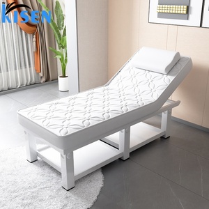 Kisen Hight Quality Beauty Salon Furniture Wooden Facial Latex <b>Bed</b> Fashion Designs Body Massage Table Beauty <b>Bed</b> for Sale - Product Image 4