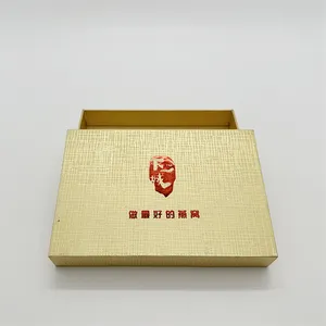 Custom Biodegradable Eco Friendly Luxury paper lid and base Food packaging gift boxes