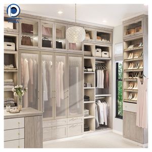 PRIMA <span class=keywords><strong>Dressing</strong></span> Room <span class=keywords><strong>en</strong></span> bois <span class=keywords><strong>massif</strong></span> europé<span class=keywords><strong>en</strong></span> antique sur mesure avec rangement à tiroirs - Product Image 2