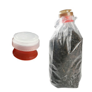 Capuchon et anneau en PP résistant aux hautes températures avec membrane respirante pour sac de culture de pleurotes - Product Image 3