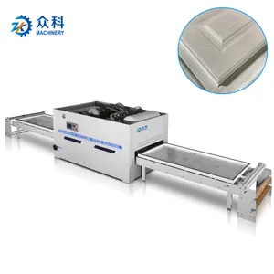 Double Worktable Vacuum Membrane Press Machine Laminating Machine Automatic Woodworking PVC New Product 2020 Kitchen Cabinet 27