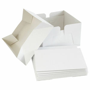 High Quality Wedding White Cake Boxes 8", 10", 12", 14" & 16" inch with lids large cake boxes