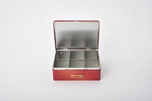 Personalized <b>Metal</b> Storage <b>Box</b> Rectangular Gift Packaging Multi-Section Candy Container - Product Image 4