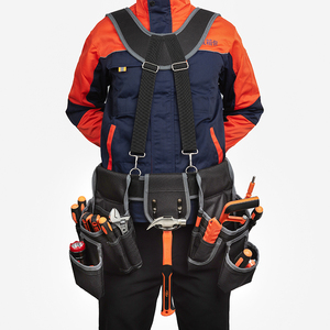 Factory Electrician <strong>Tools</strong> Bag Durable Large Heavy Duty <strong>Carpenter</strong> Construction <strong>Tool</strong> <strong>Belt</strong> with Suspenders and Magnetic <strong>Tool</strong> Pouch - Product Image 6