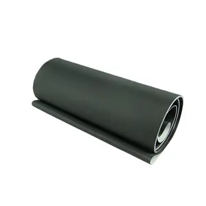 factory price high quality black diamond pattern PVC treadmill conveyor belts, thickness 1.6mm 2mm 2.3mm 2.5mm 3mm