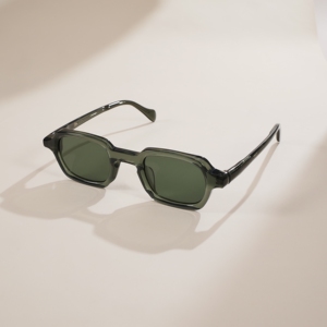Gafas de Sol Rectangulares Gruesas de Acetato, Novedad 2026, para Hombre y Mujer, Lentes Multicolor, Logotipo Personalizado, Fabricante - Product Image 5