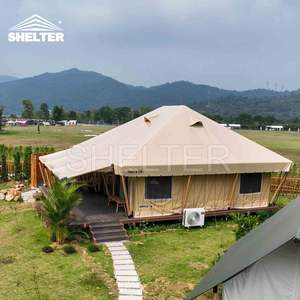 Carpa de Safari Impermeable de PVC, Carpa de Lujo para Acampar al Aire Libre en las Cuatro Estaciones, para Resorts y Hoteles - Product Image 3