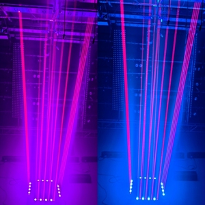 Thiết kế mới 4 mắt Đèn laser đỏ + RGB Chùm Đèn DJ - Product Image 6