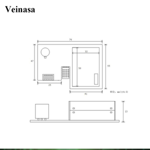 XS-M501 Luftqualitätsmonitor 5-in-1 Innentemperatur (-40 bis +80) & Luftfeuchtigkeit (0-99% RH) Sensor PM2.5 PM10 TVOC Detektor - Product Image 5