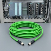 Connecteur mâle 8 broches M8 à code A, résistant aux chocs sismiques et dynamiques, avec indice d'étanchéité et de protection contre la poussière élevé