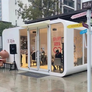 Sinoy 8ft & 12ft Imperméable Petite Maison Conteneur Bureau Préfabriqué Cabine Pomme en Acier pour Terrain Inutilisé pour Bureaux Cabines ou Maisons - Product Image 2