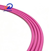 Cable de Conexión Óptica Multimodo OM4 Premium de 1 Fibra, Seleccionable LC SC ST FC, Violeta Erika, 50/125um, Ultra Alta Capacidad de Banda
