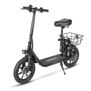 Samebike Nhỏ Và Di Động 500W Động Cơ Gấp Tay Thanh 14 Inch 13AH 36V Điện Xe Tay Ga Unisex Với Giỏ Chỗ Ngồi <span class=keywords><strong>E</strong></span>-Scooter - Product Image 1