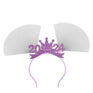 Diadema Digital de Fibra Óptica 2026, 23x21cm, Luminosa, con Forma de Corazón, para Fiestas de Año Nuevo, para Niños - Product Image 5
