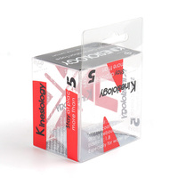 Boîte en PET transparente personnalisée en matériaux recyclés, boîte pliante en plastique transparent PVC, boîte de présentation avec gaufrage