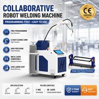 Robot collaboratif certifié CE pour soudage MIG avec système Cobot 6 axes, moteur, boîte de vitesses, programmation libre, plateforme Cobot mobile