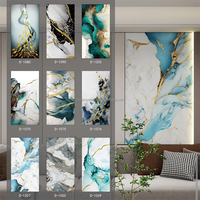Panneau mural moderne en PVC ignifuge et imperméable effet marbre pour maison, bureau, chambre, revêtement mural de douche 2700 x 1200 mm, garantie 5 ans