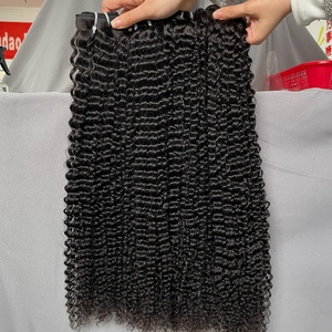 Extensiones de Cabello Indio Virgen sin Procesar, con Cutícula Alineada, Rizado Natural, 12A, Extensiones al por Mayor para Mujeres Negras - Product Image 2