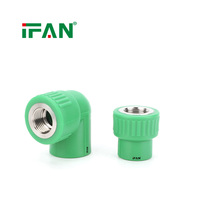 Raccords PPR en acier inoxydable IFAN 20-110mm SS201 Coude à emboîtement Vente en gros Fournisseur Fabricant Utilisation générale Raccord PPR