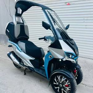 Adiva1 Premium, moto à essence à <span class=keywords><strong>3</strong></span> <span class=keywords><strong>roues</strong></span> refroidie par eau, toit rétractable, <span class=keywords><strong>scooter</strong></span> haut de gamme toutes saisons, 200-400CC >80km/h - Product Image 1