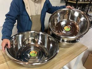 Grand Bol en Acier Inoxydable, Cuve <span class=keywords><strong>de</strong></span> Lavabo Ronde en Métal pour Cuisine, Diamètre 45cm-80cm - Product Image 4