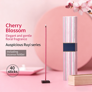 Encens de loisirs à la senteur florale et fruitée, style japonais, couleur personnalisée, aromathérapie, relaxation intérieure, parfum longue durée - Product Image 5