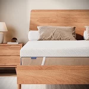 Certifié OEKO-TEX CertiPUR-US lit simple surmatelas housse lavable mousse de bambou qualité hospitalière tapis de lit Mahjong forme de tapis - Product Image 2